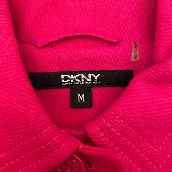 DKNY cropped pink Peacoat - Picture 3 of 6